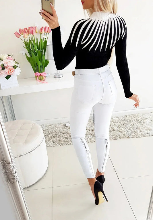 Black & White Sweater