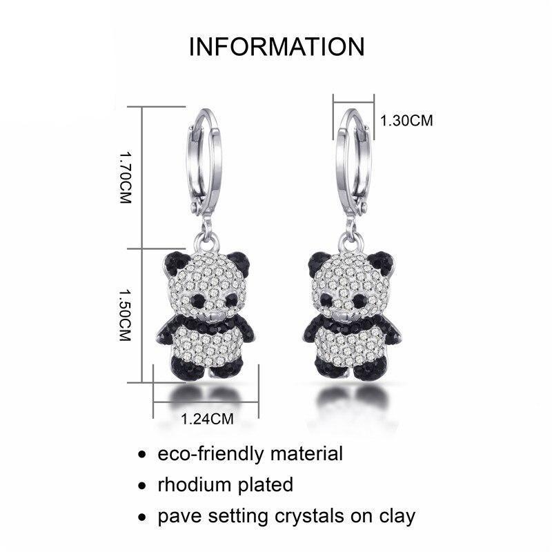 Panda Diamond Earrings
