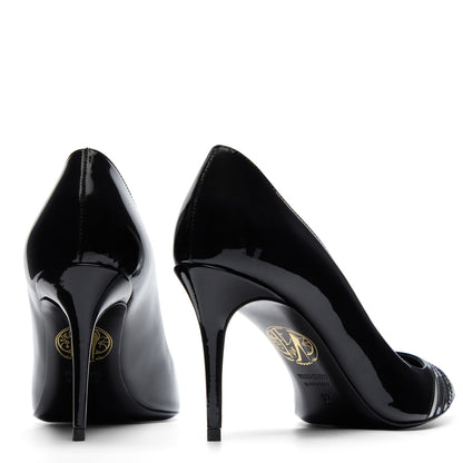 1964 85 Noir Perlé Cuir Vernis