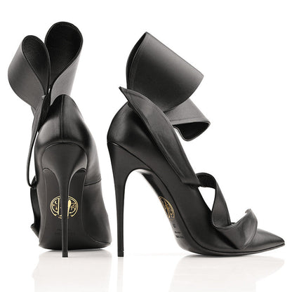Jasmin 120 Noir Cuir Mat