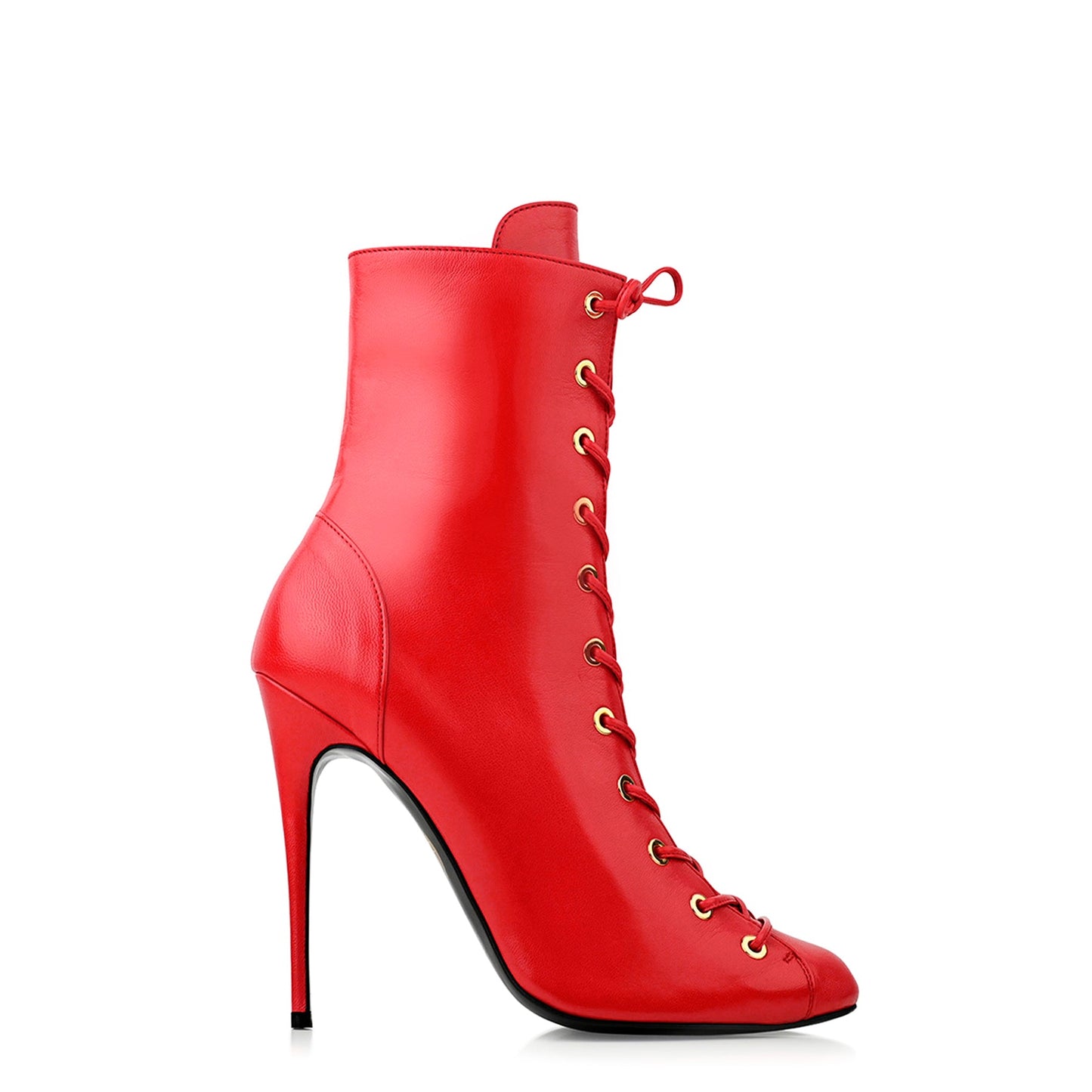 Bandit Bottine 120 Rouge Cuir Mat