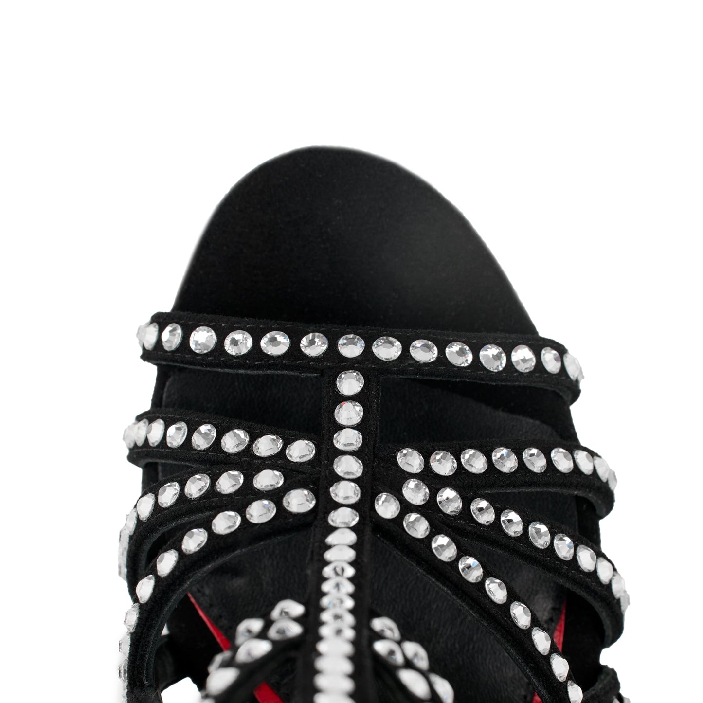 Cage Bottine 100 Noir Blanc Strass