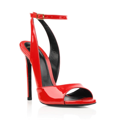 Flavien 120 Rouge Cuir Vernis