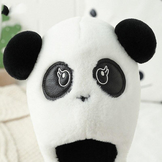 Girls Panda Slippers