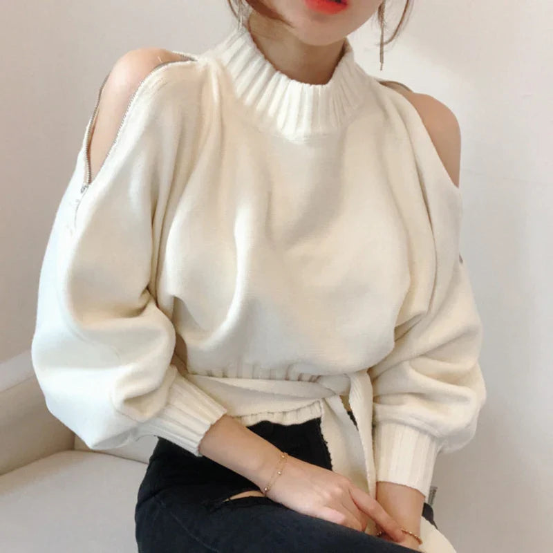 Off Shoulder Sweater
