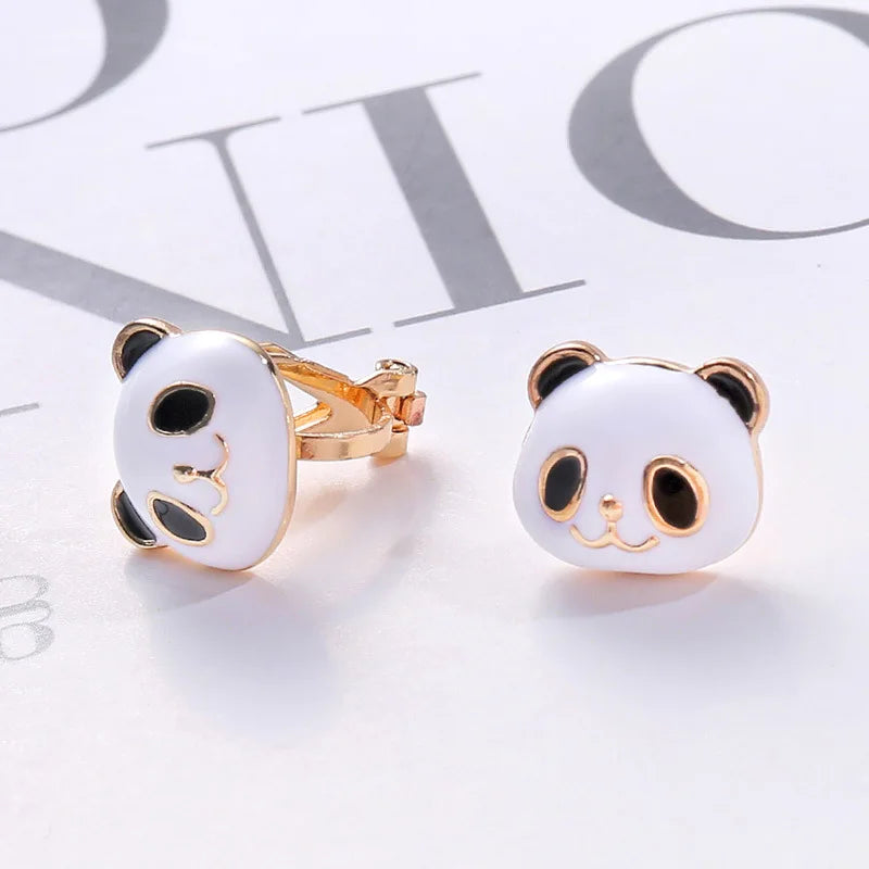 Panda Earrings