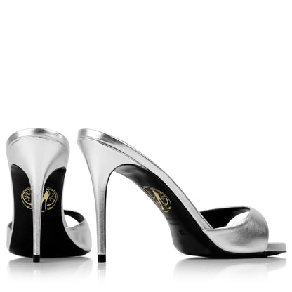 Lidylle 100 Argent Cuir Mat
