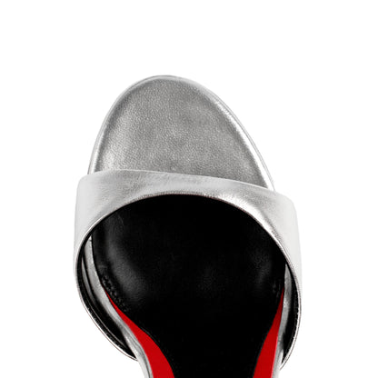 Lidylle 100 Argent Cuir Mat