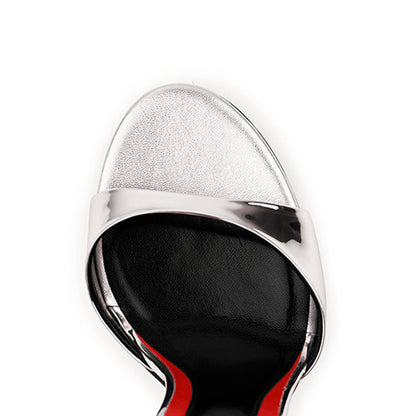 Lidylle 100 Argent Cuir Miroir