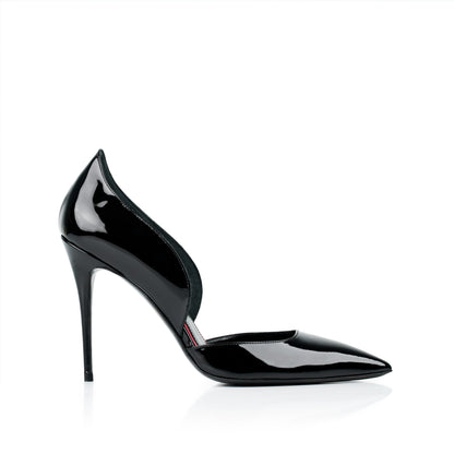 Monica 100 Noir Cuir Vernis