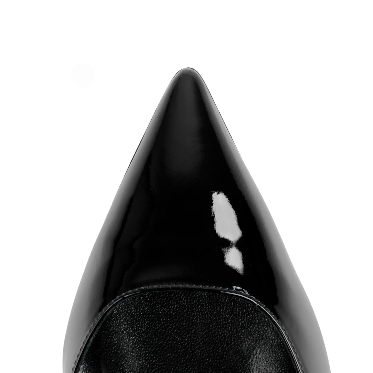 Monica 85 Noir Cuir Vernis