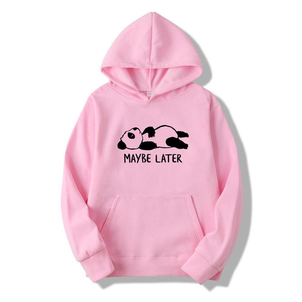 Maybe Later Panda Hoodie