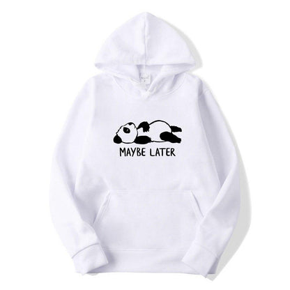 Maybe Later Panda Hoodie