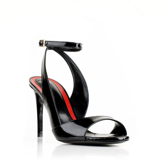 Flavien 80 Noir Cuir Vernis