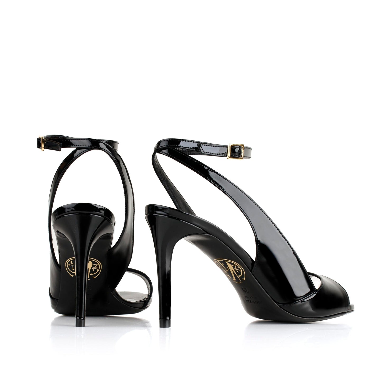 Flavien 80 Noir Cuir Vernis