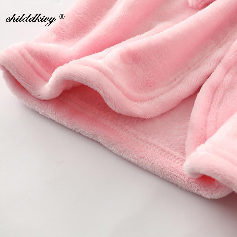 Panda Bathrobe Children Pink