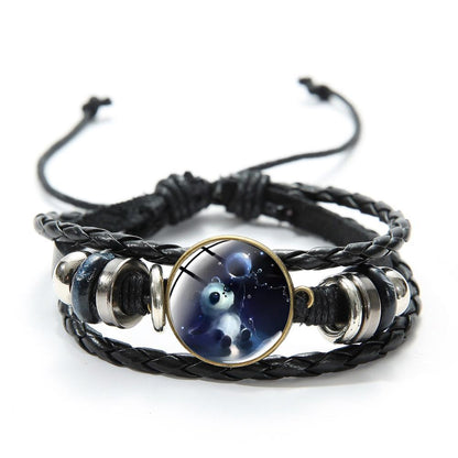 Panda Charm Bracelet Starry Sky