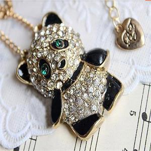 Panda Diamond Necklace