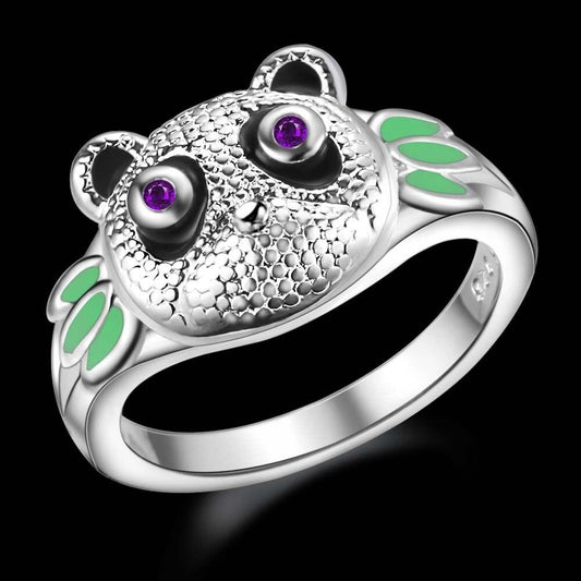 Panda Diamond Ring