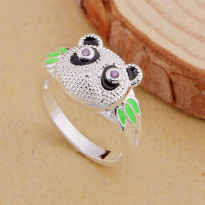 Panda Diamond Ring
