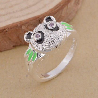 Panda Diamond Ring