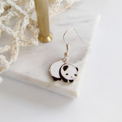 Panda Earrings