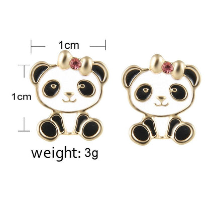 Panda Earrings for Baby