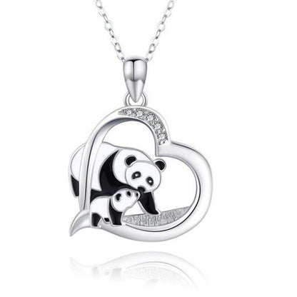 Panda Heart Necklace