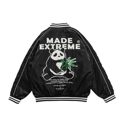 Panda Jacket Windbreaker Black