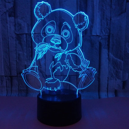 Panda Night Light Bamboo