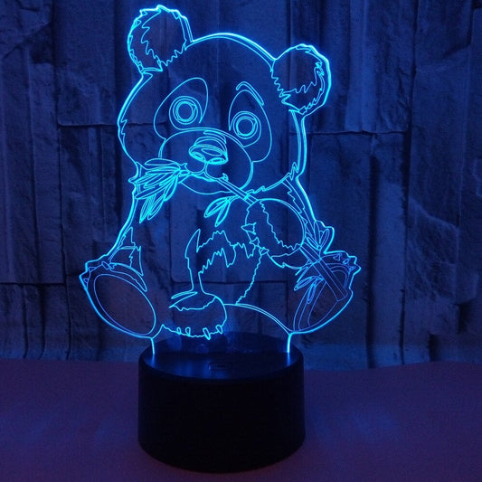 Panda Night Light Bamboo