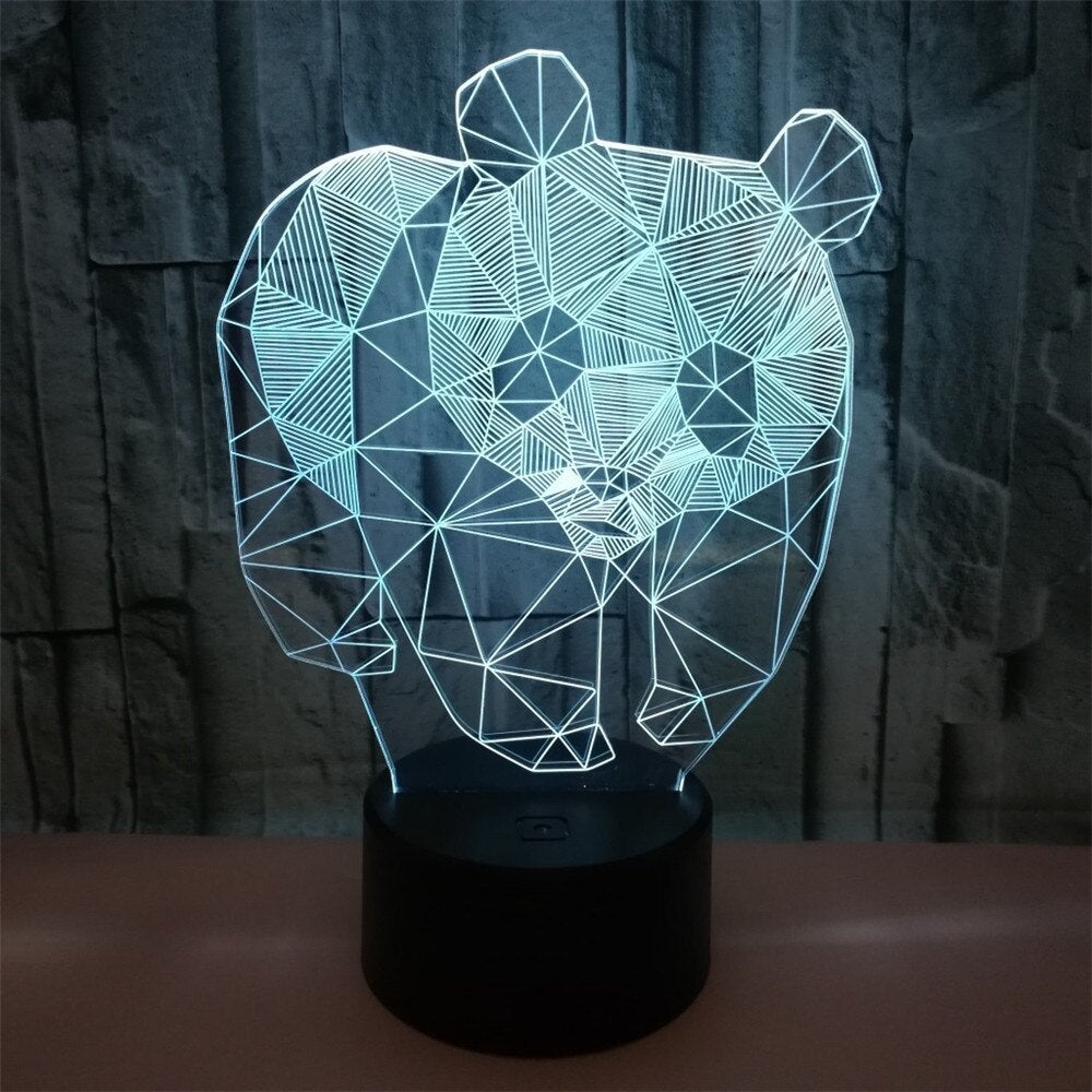 Panda Night Light Decorating