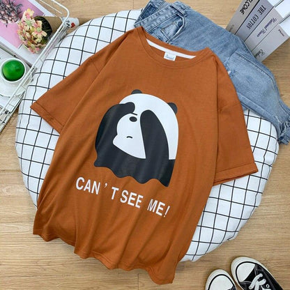 Panda T Shirt Print