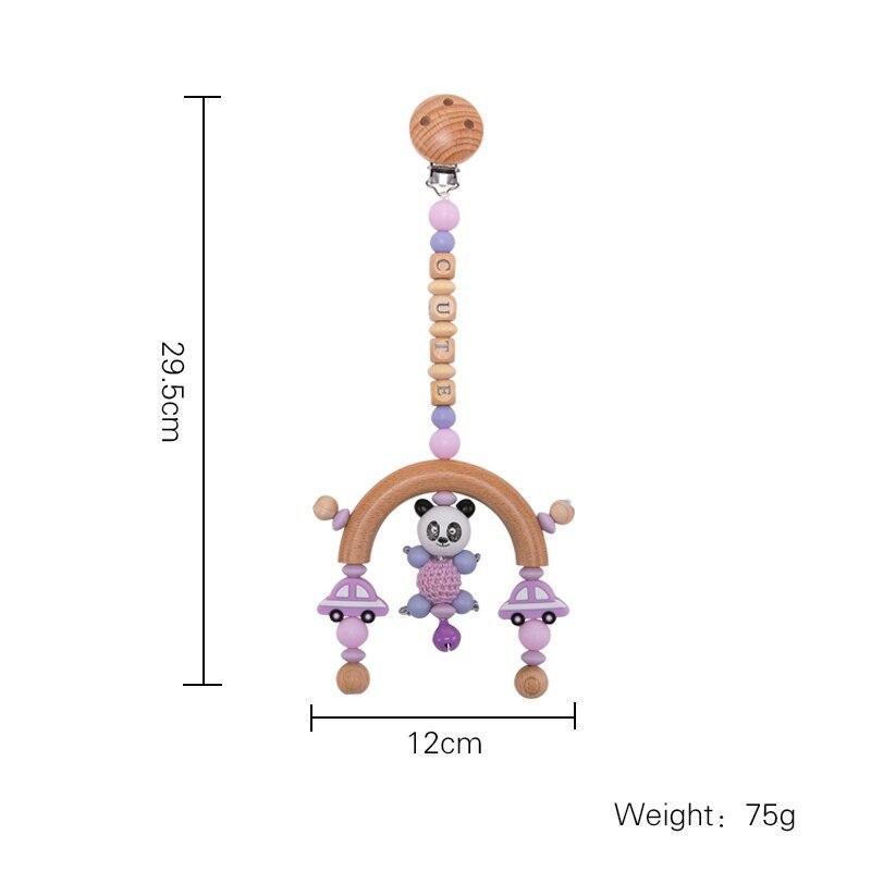 Panda Toy Rattle for Stroller