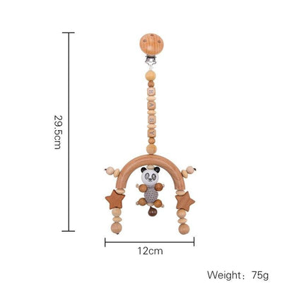 Panda Toy Rattle for Stroller