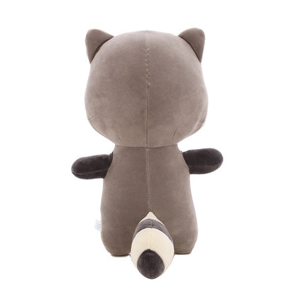 Red Panda Plush Love Gray