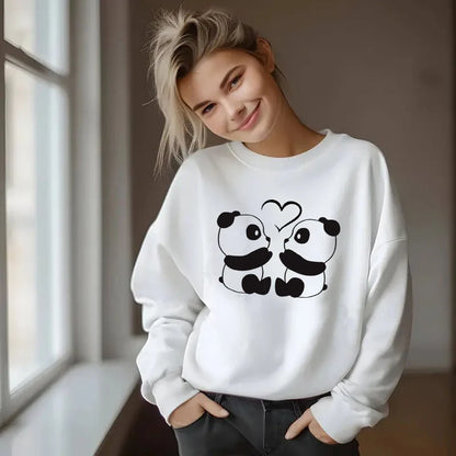 Panda Love White T-Shirt