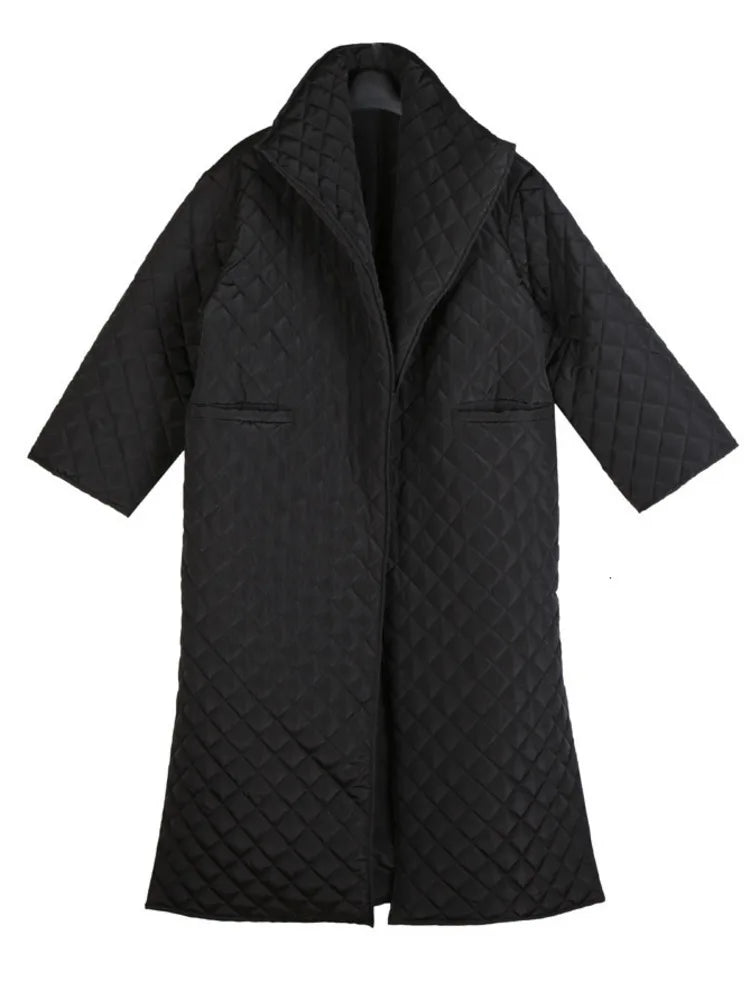 Black Long Puffer Coat