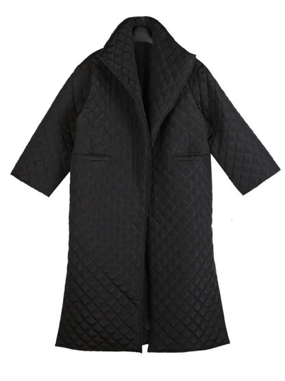 Black Long Puffer Coat