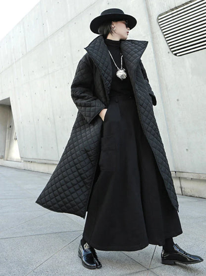 Black Long Puffer Coat