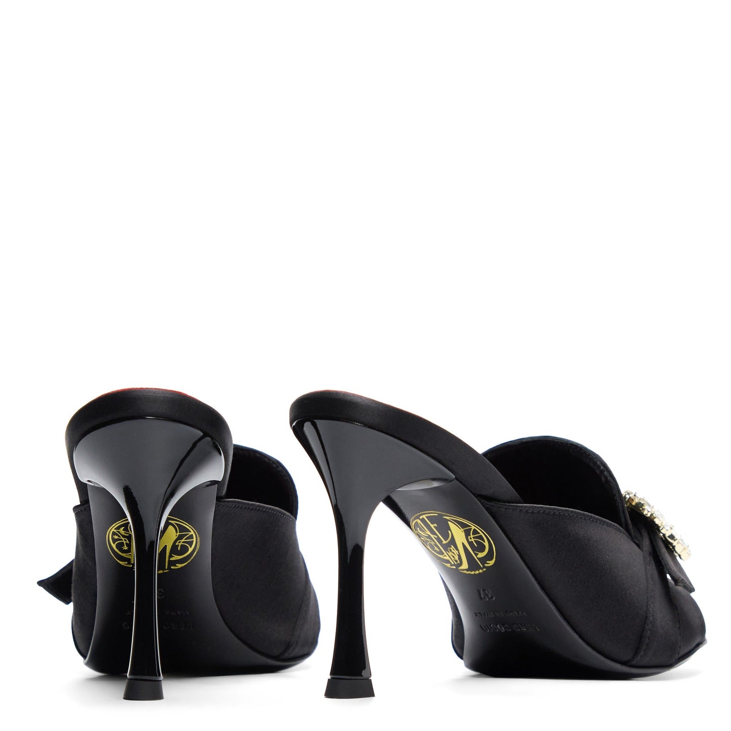 Capucine 90 Noir Satin