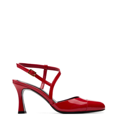 Ariane 75 Rouge Cuir Vernis